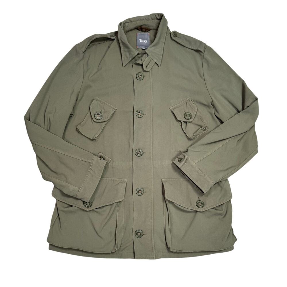 Tilley Endurable Multi-Pocket Safari Field Utility Travel Jacket Mens XXL 2XL